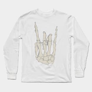 Vintage Rock on Bones Long Sleeve T-Shirt